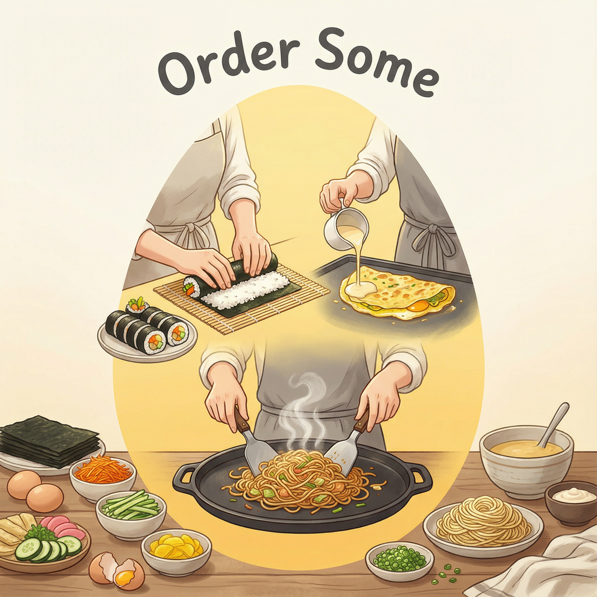 我們的理念 - 韓式飯捲、台式蛋餅、鐵板麵